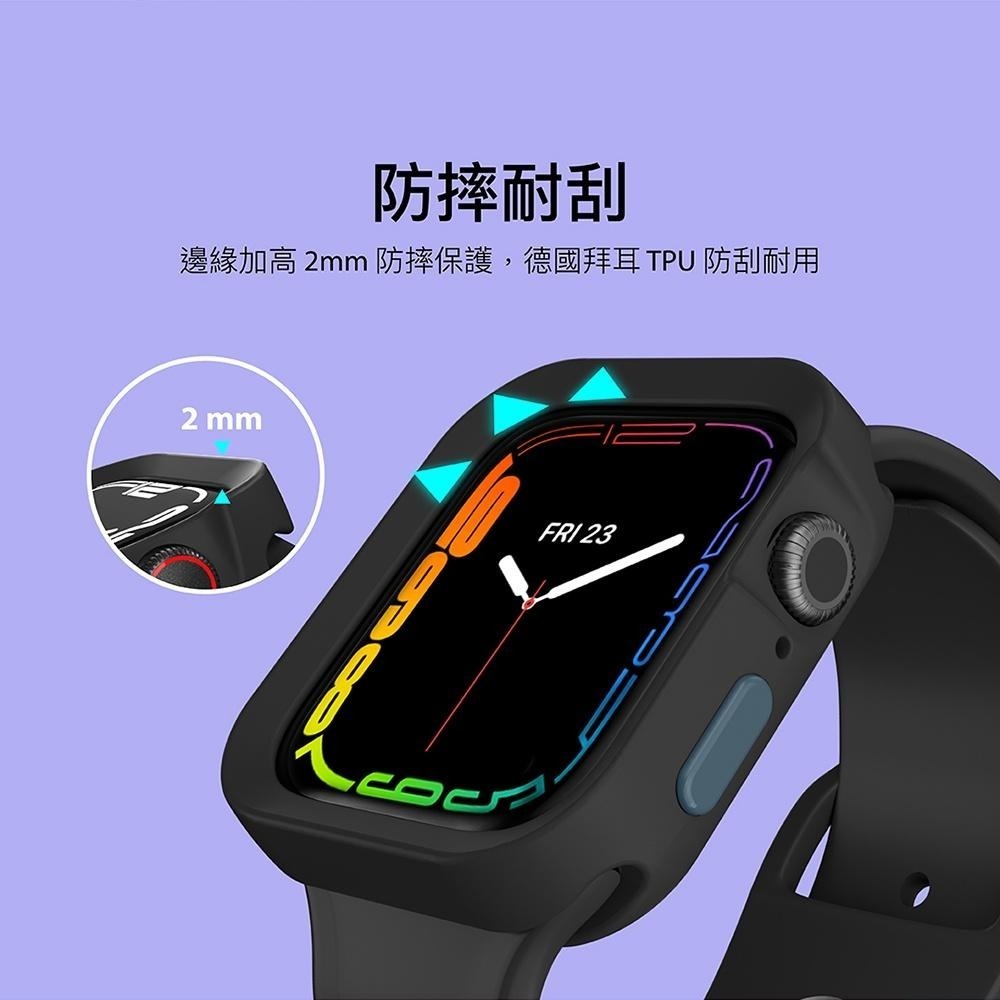 SwitchEasy 魚骨牌  Apple Watch 7/8 代 Colors 保護殼(8/7/6/5/4 全尺寸)-細節圖3