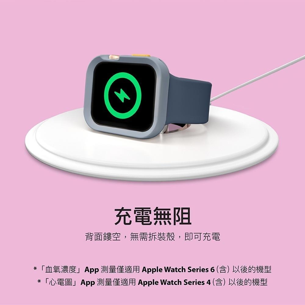 SwitchEasy 魚骨牌  Apple Watch 7/8 代 Colors 保護殼(8/7/6/5/4 全尺寸)-細節圖5