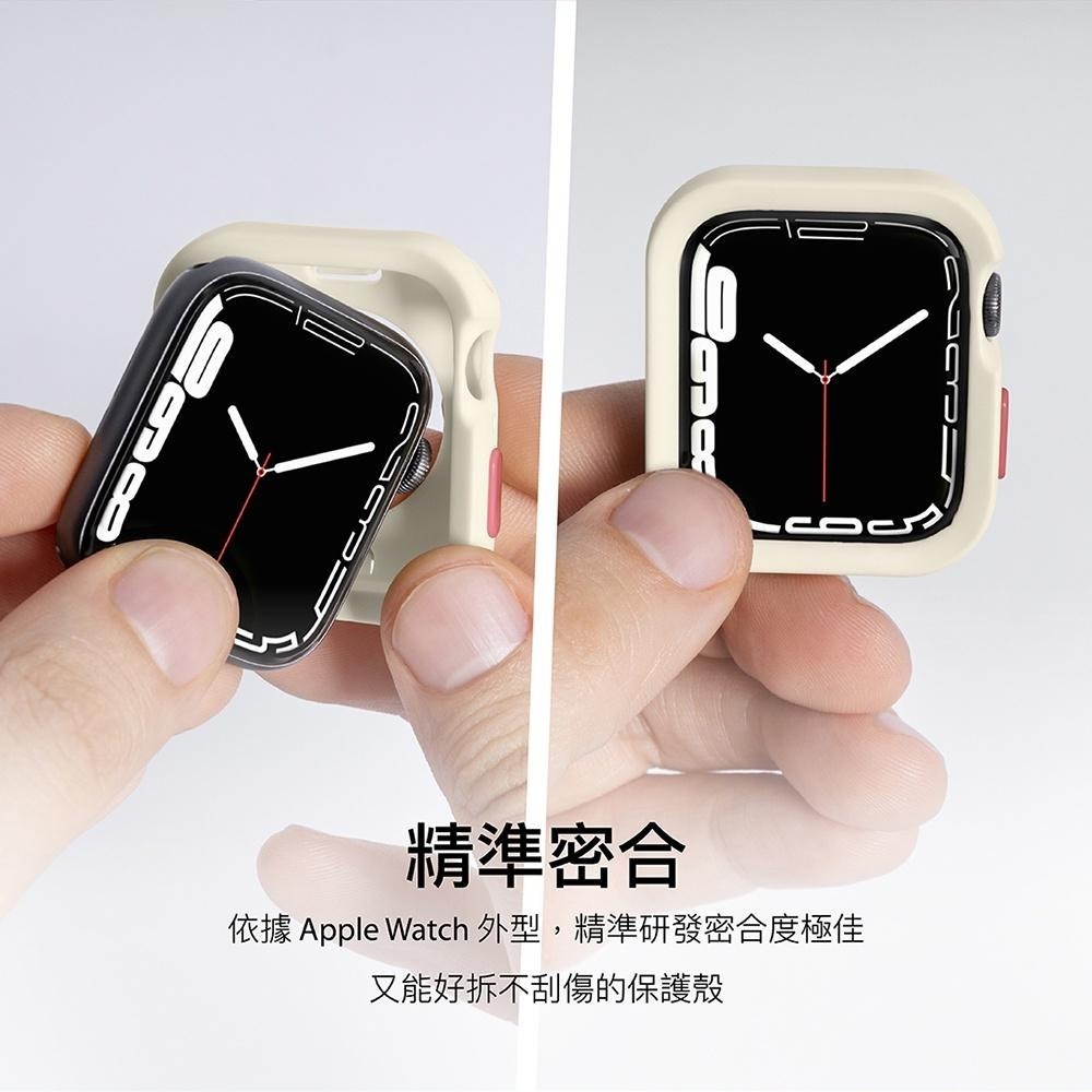 SwitchEasy 魚骨牌  Apple Watch 7/8 代 Colors 保護殼(8/7/6/5/4 全尺寸)-細節圖6