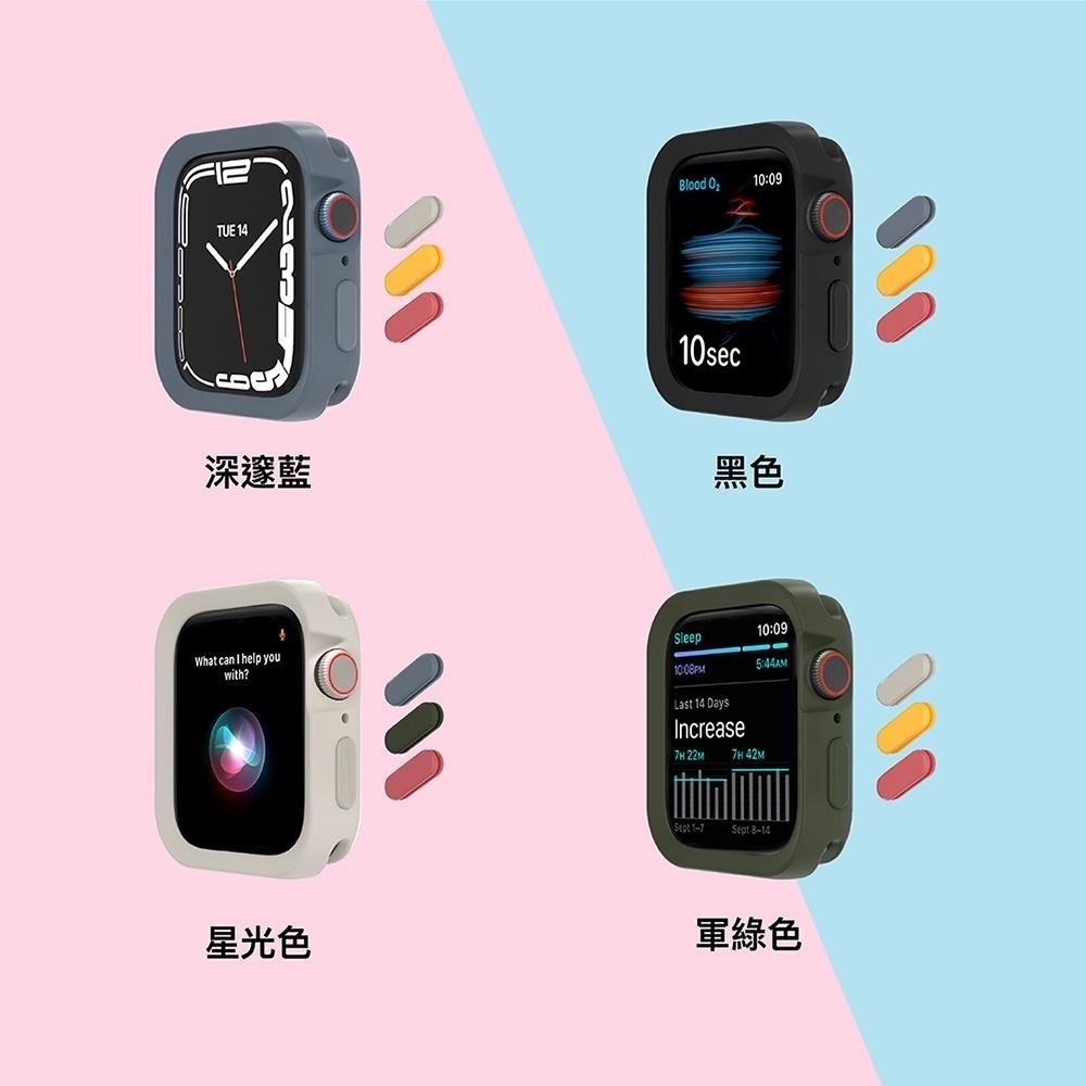 SwitchEasy 魚骨牌  Apple Watch 7/8 代 Colors 保護殼(8/7/6/5/4 全尺寸)-細節圖9