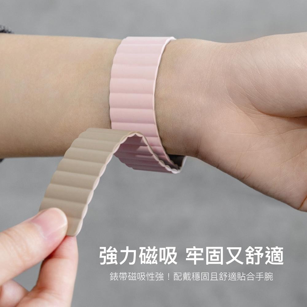 MAGEASY 魚骨牌 Apple Watch Skin 防水磁吸矽膠錶帶 (Ultra/8/7/6/5/4/3/SE)-細節圖2