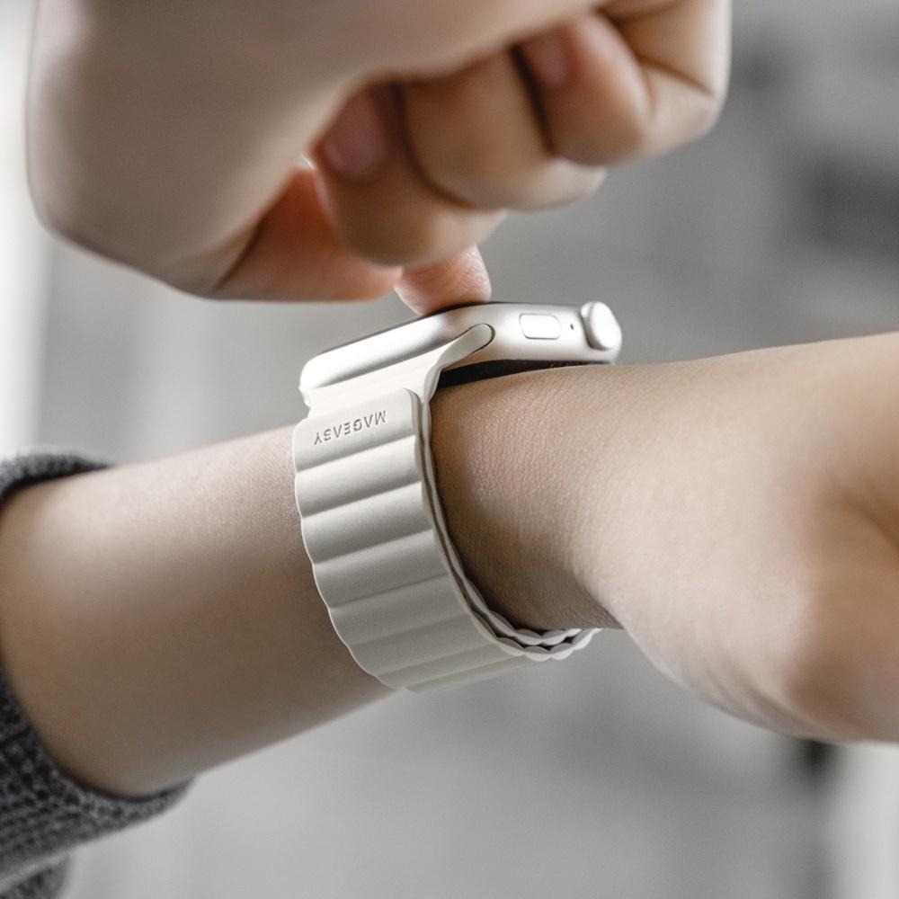 MAGEASY 魚骨牌 Apple Watch Skin 防水磁吸矽膠錶帶 (Ultra/8/7/6/5/4/3/SE)-細節圖8