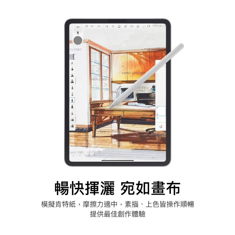 MAGEASY 魚骨牌 EasyPaper 類紙膜 PaperLike 肯特紙 iPad/Air/Pro/mini全尺寸-細節圖3