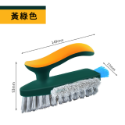 <🇹🇼現貨市集👍> 邊角縫隙刷 日系 磁磚縫隙刷 廚房 衛浴 流理臺 角落刷 輪胎刷 刮刷兩用 鞋刷 洗地-規格圖9