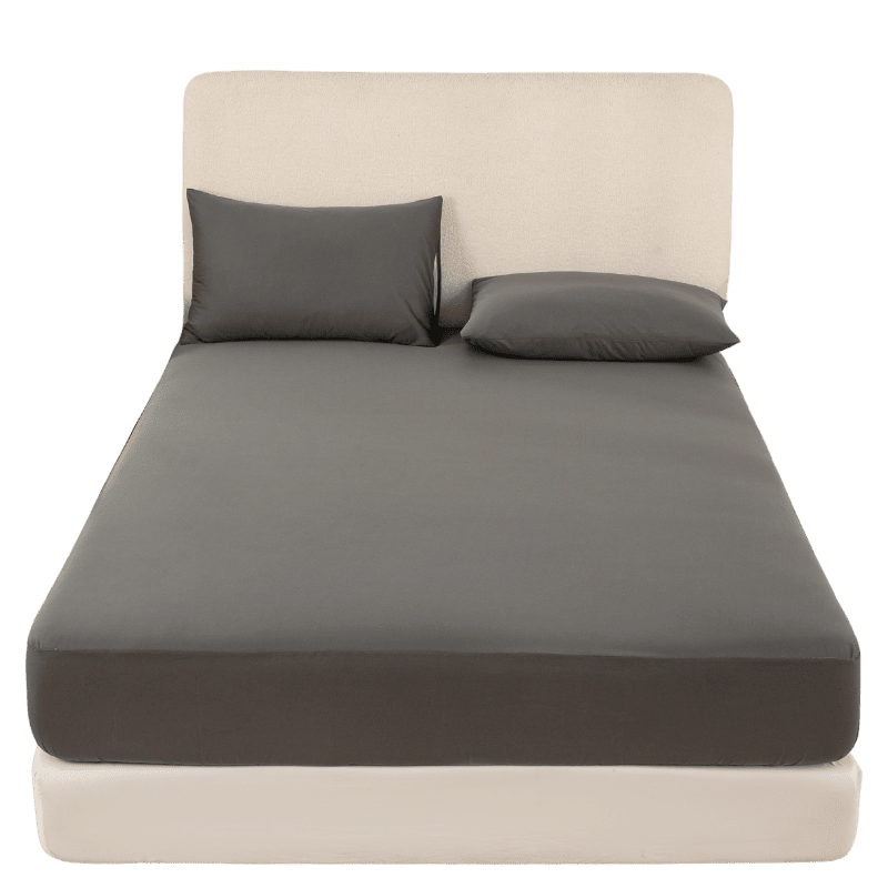 【夢境】MIT 100% 防水保潔墊 x 3M吸濕排汗專利技術 床包式/防水床包/戒尿布/老人/幼童 - 深夜灰-細節圖2