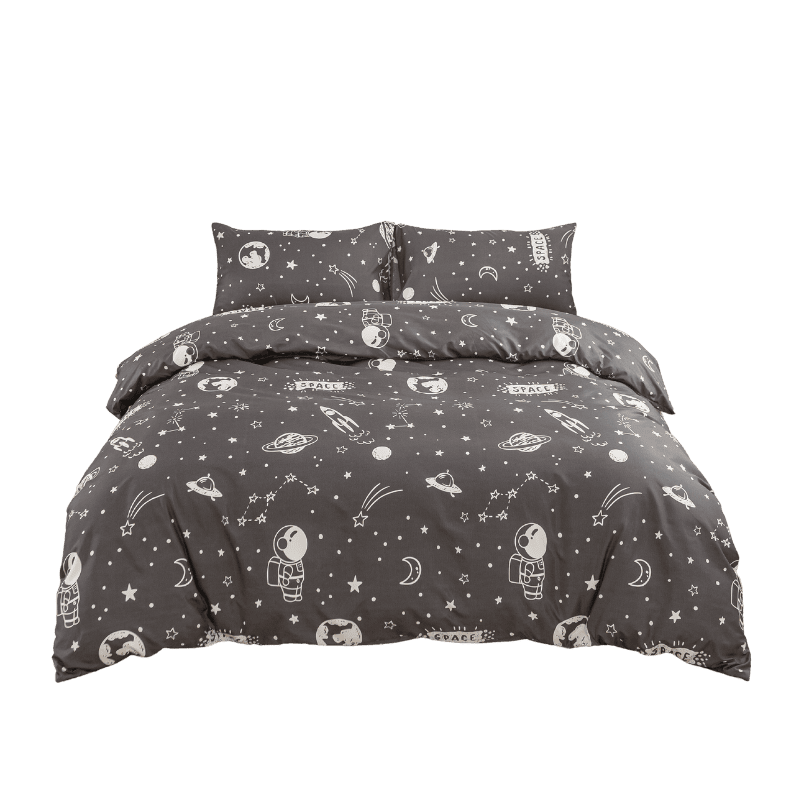 【夢境】MIT 舒柔棉床包組 床包枕套 被套 鋪棉兩用被組 - 宇宙兄弟-細節圖2