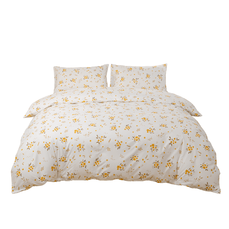 【夢境】MIT 舒柔棉床包組 床包枕套 被套 鋪棉兩用被組 - 春麗-細節圖2