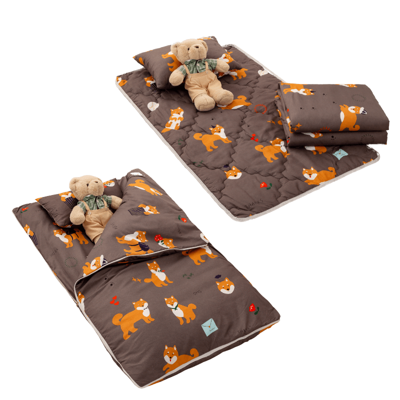 【7-ELEVEN門市團購】【夢境】兒童睡墊/睡袋 三件組 幼稚園午睡首選 多款可選 舒柔棉 2-8歲 方便攜帶-規格圖11