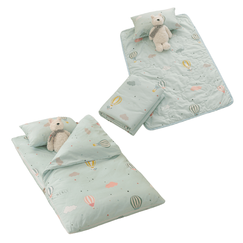 【7-ELEVEN門市團購】【夢境】兒童睡墊/睡袋 三件組 幼稚園午睡首選 多款可選 舒柔棉 2-8歲 方便攜帶-規格圖11