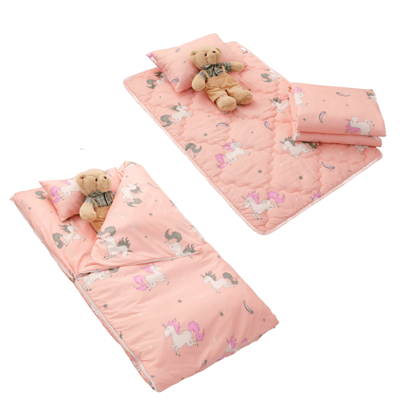 【7-ELEVEN門市團購】【夢境】兒童睡墊/睡袋 三件組 幼稚園午睡首選 多款可選 舒柔棉 2-8歲 方便攜帶-規格圖11
