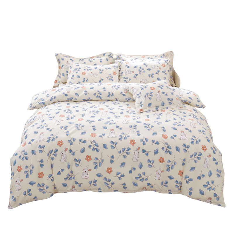 【夢境】MIT 舒柔棉床包組 床包枕套 被套 鋪棉兩用被組 - 花田-細節圖2