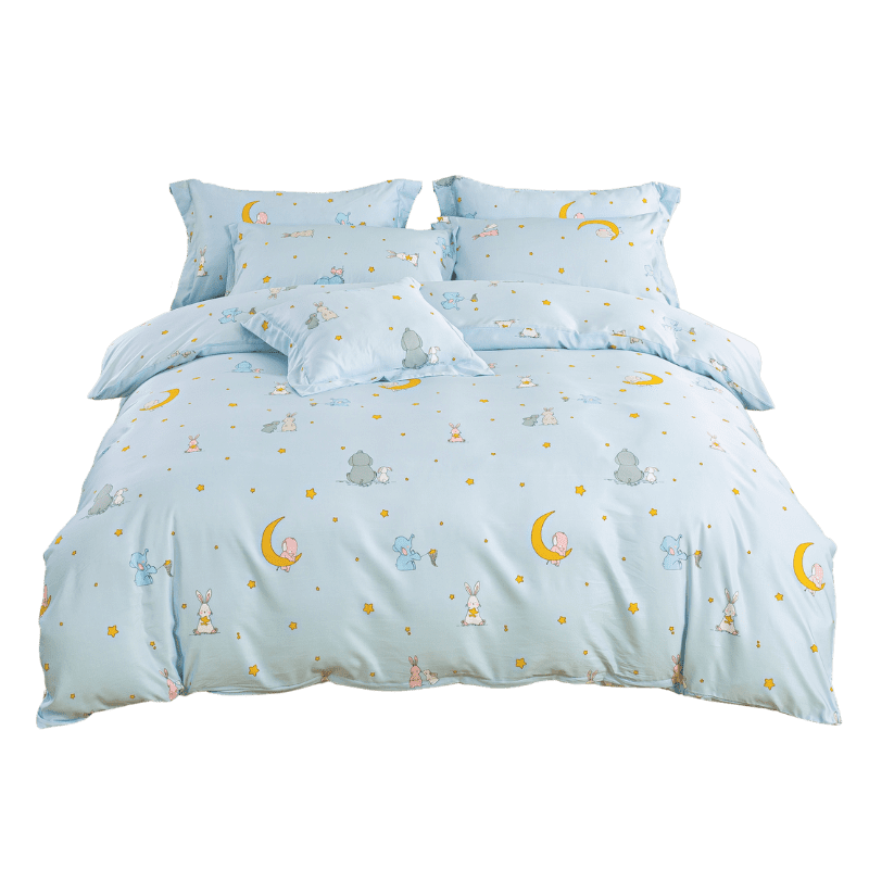 【夢境】MIT 天絲床包組 x 3M吸濕排汗 床包枕套 被套 鋪棉兩用被組 - 望月-細節圖2