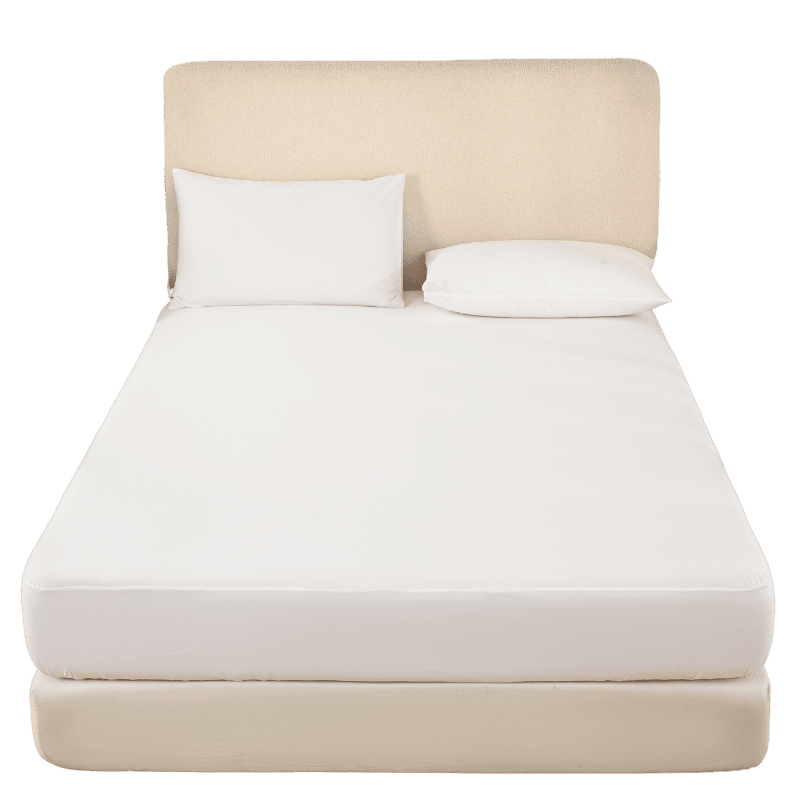 【夢境】MIT 100% 防水保潔墊 x 3M吸濕排汗專利技術 床包式/防水床包/戒尿布/老人/幼童 - 潔淨白-細節圖2