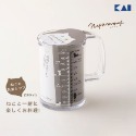 【貝印KAI】貓咪量杯 200/500ml 日本製量杯 烹飪器具 量杯【貝麗瑪丹】-規格圖9