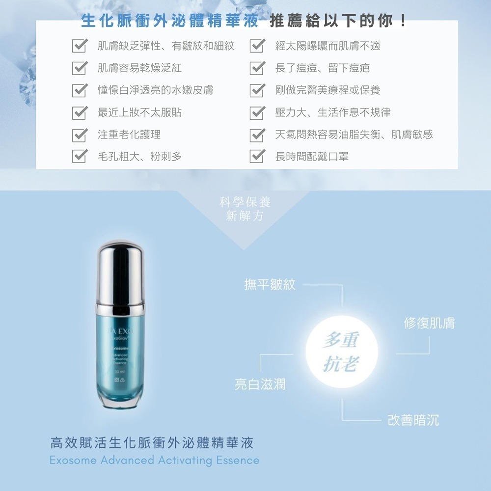 【LA EXO】高效賦活生化脈衝外泌體精華液 30ml 外泌體 修復肌膚 台灣製-細節圖2