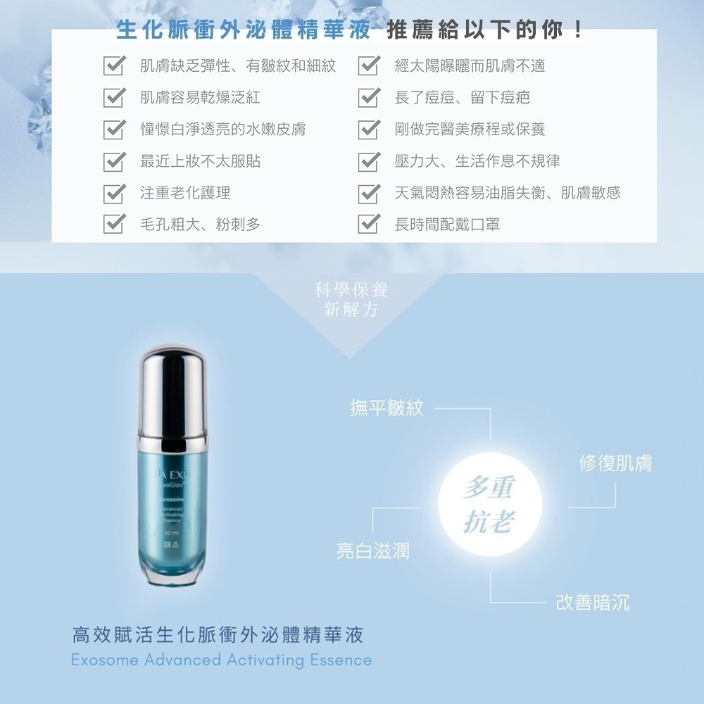 【LA EXO】高效賦活生化脈衝外泌體精華液 30ml 外泌體 修復肌膚 台灣製-細節圖2
