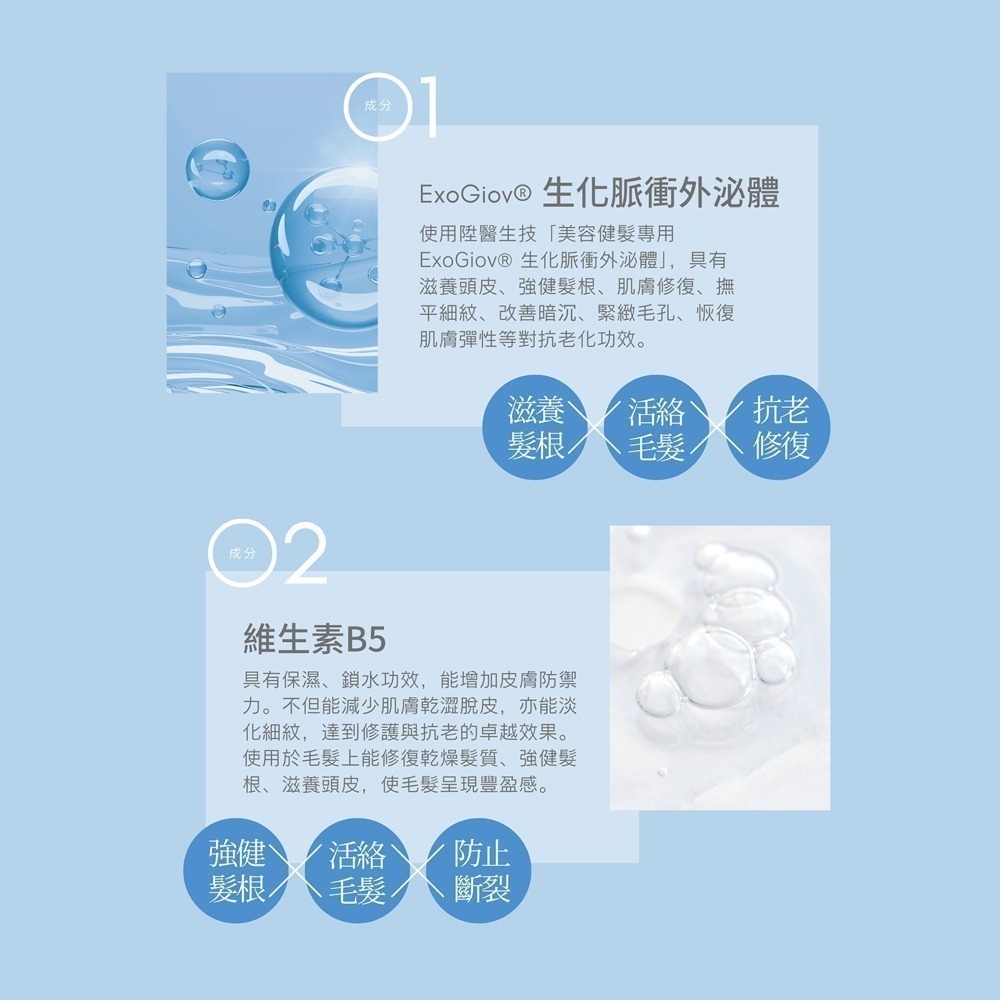 【LA EXO】高效生化脈衝外泌體睫眉滋養液3ml 附棉棒 外泌體 修復肌膚 台灣製-細節圖4