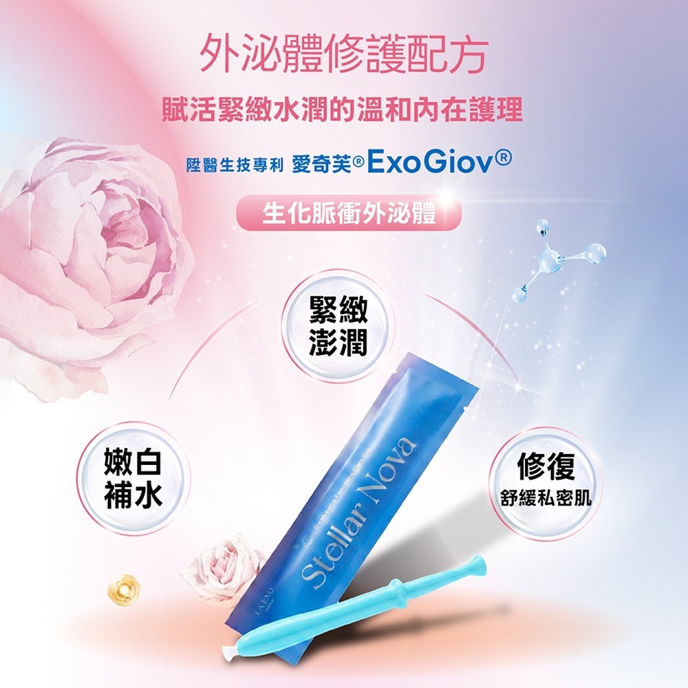 【LA EXO】萊泌兒 999外泌體私密肌舒緩凝膠 3支/盒-細節圖6