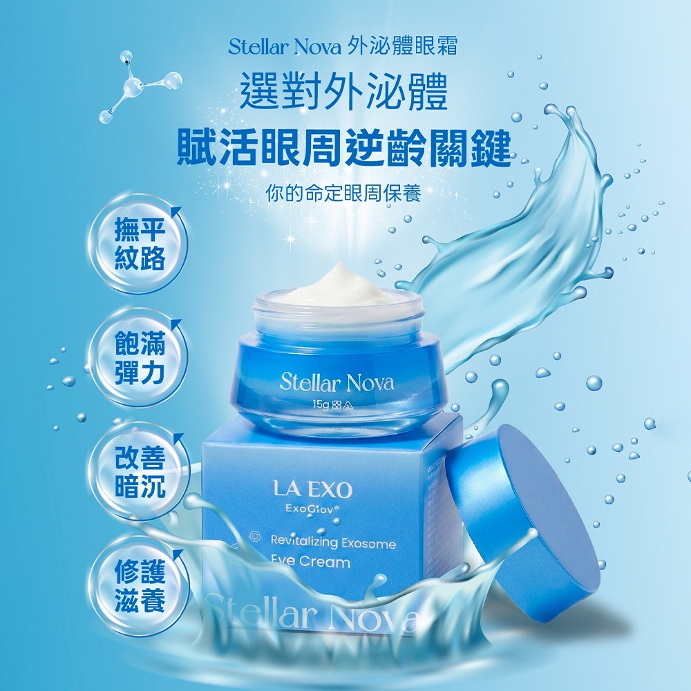 【LA EXO】萊泌兒 999外泌體眼霜 15g-細節圖5