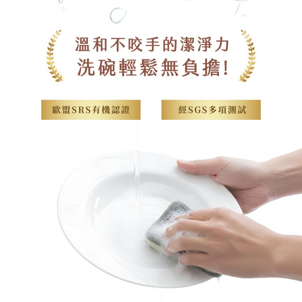【WASHWISE 聰明洗】碗盤清潔露 500ml 友善環境 愛護地球-細節圖3