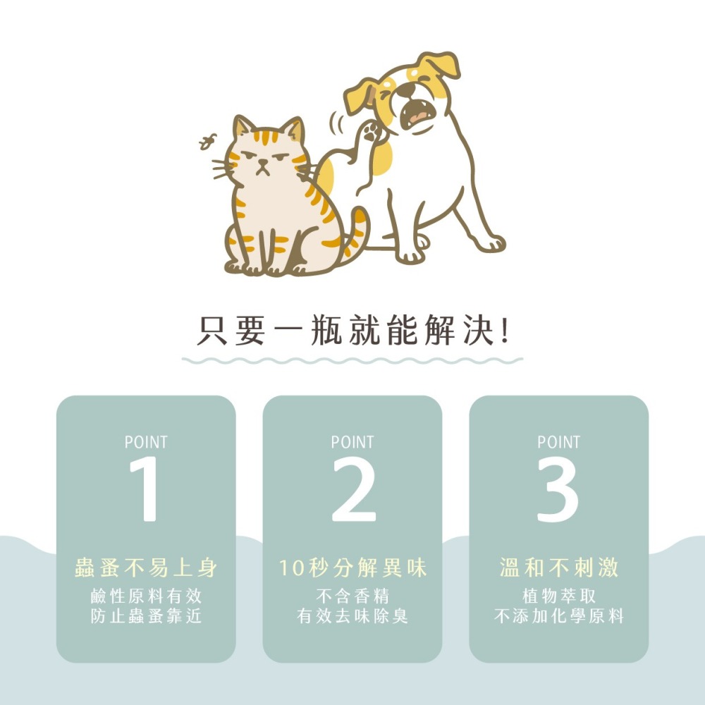 【WASHWISE 聰明洗】毛孩泡泡洗/去味噴霧 400ml 寶貝毛孩 友善環境 愛護地球-細節圖8