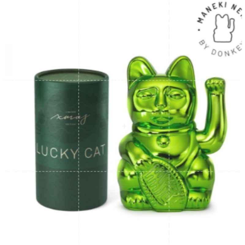 🌟德國品牌🌟DONKEY 祈福招財貓擺飾 Lucky Cats 禮物自動招手 招財貓裝飾品招財貓 發財貓 FUS-規格圖8