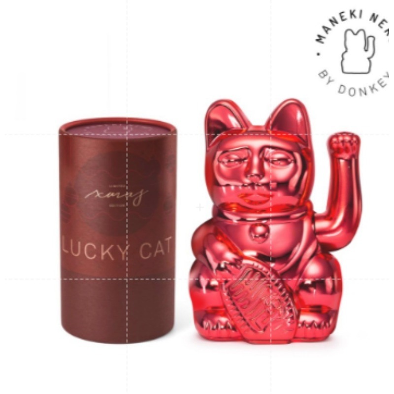 🌟德國品牌🌟DONKEY 祈福招財貓擺飾 Lucky Cats 禮物自動招手 招財貓裝飾品招財貓 發財貓 FUS-規格圖8