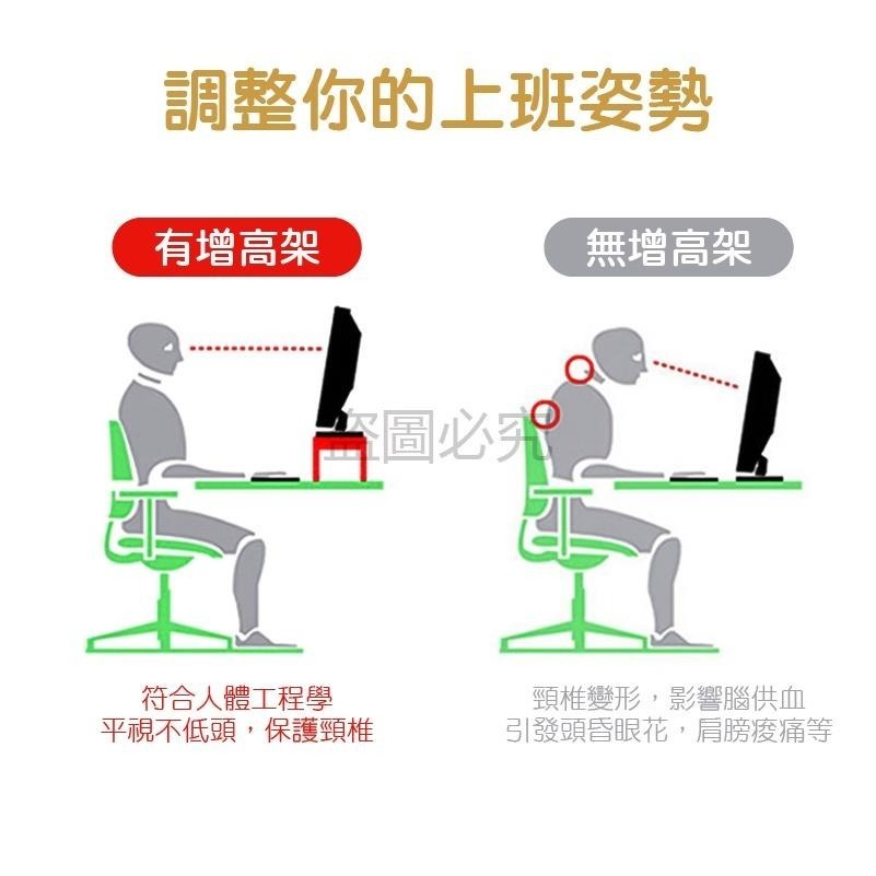 🔥承重力強🔥電腦增高架 桌上置物架 螢幕增高架木層架 鍵盤收納架 電腦螢幕增高木頭層架 增高架 優質板材 多款顏色-細節圖6