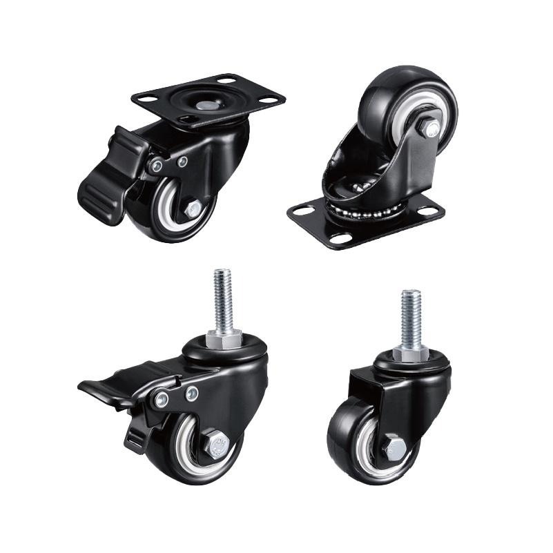 🔥靜音耐磨🔥雙軸承靜音萬向輪 活動腳輪 滑輪 活動輪 板車輪子 萬向輪 推車輪子 推車輪 電腦椅輪子 剎車活動腳輪-細節圖2