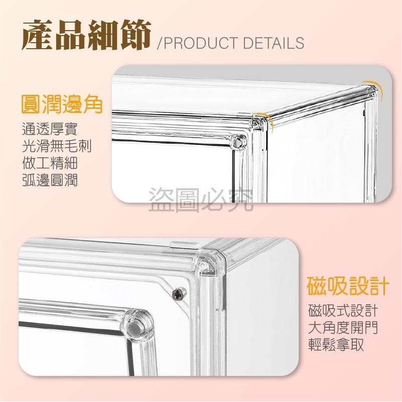 🔥直立式🔥加大款🔥透明公仔收納盒 公仔展示盒 泡泡瑪特 包包鞋子 防灰塵收納 模型展示櫃 透明展示架 鞋盒 收納盒-細節圖5
