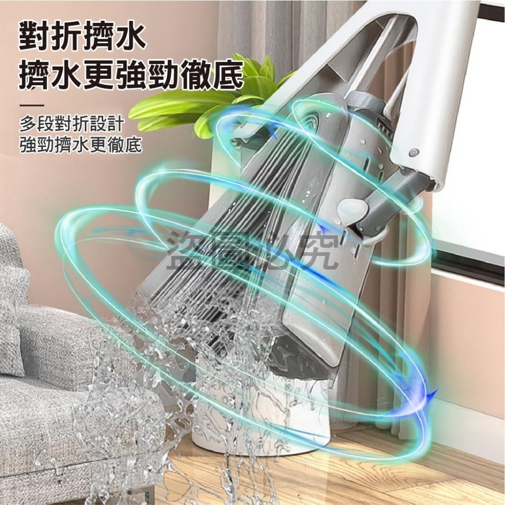 🔅加寬加厚海綿🔅海綿拖把 吸水拖把 免手洗 懶人拖 膠棉拖把 拖把 平板拖 清潔 吸水拖把 免手洗對折式 強吸水-細節圖4