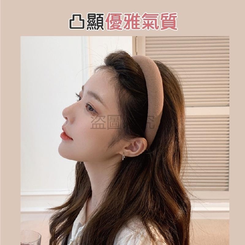 🌸超低價🌸可愛造型髮箍 寬邊海綿髮箍 奶茶海綿髮箍 氣質髮帶 韓系復古 復古頭飾百搭髮箍可愛髮飾造型髮箍可愛頭飾-細節圖5