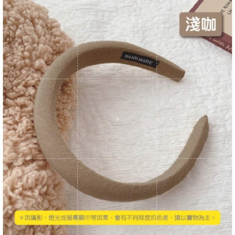 🌸超低價🌸可愛造型髮箍 寬邊海綿髮箍 奶茶海綿髮箍 氣質髮帶 韓系復古 復古頭飾百搭髮箍可愛髮飾造型髮箍可愛頭飾-規格圖9