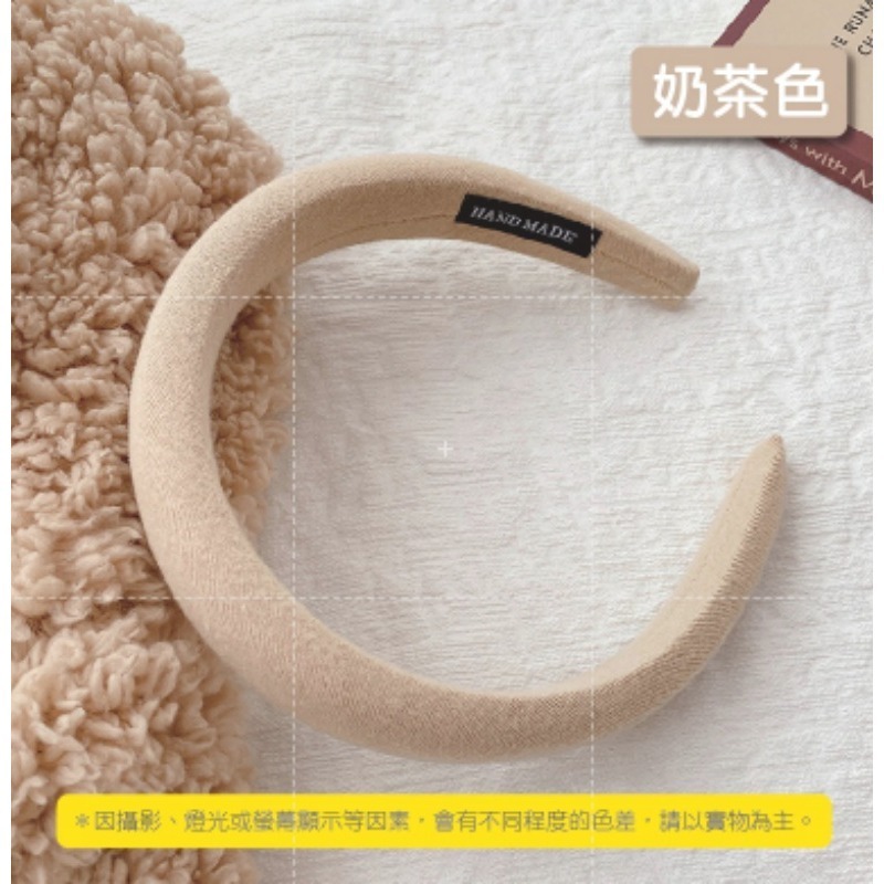 🌸超低價🌸可愛造型髮箍 寬邊海綿髮箍 奶茶海綿髮箍 氣質髮帶 韓系復古 復古頭飾百搭髮箍可愛髮飾造型髮箍可愛頭飾-規格圖9