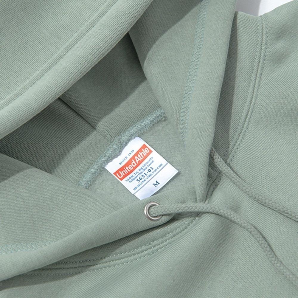 🌟內裡刷毛🌟落肩連帽T恤 United Athle 鋪棉帽T 連帽T恤 長袖T恤 落肩帽T長袖帽T連帽上衣 FUS-細節圖4