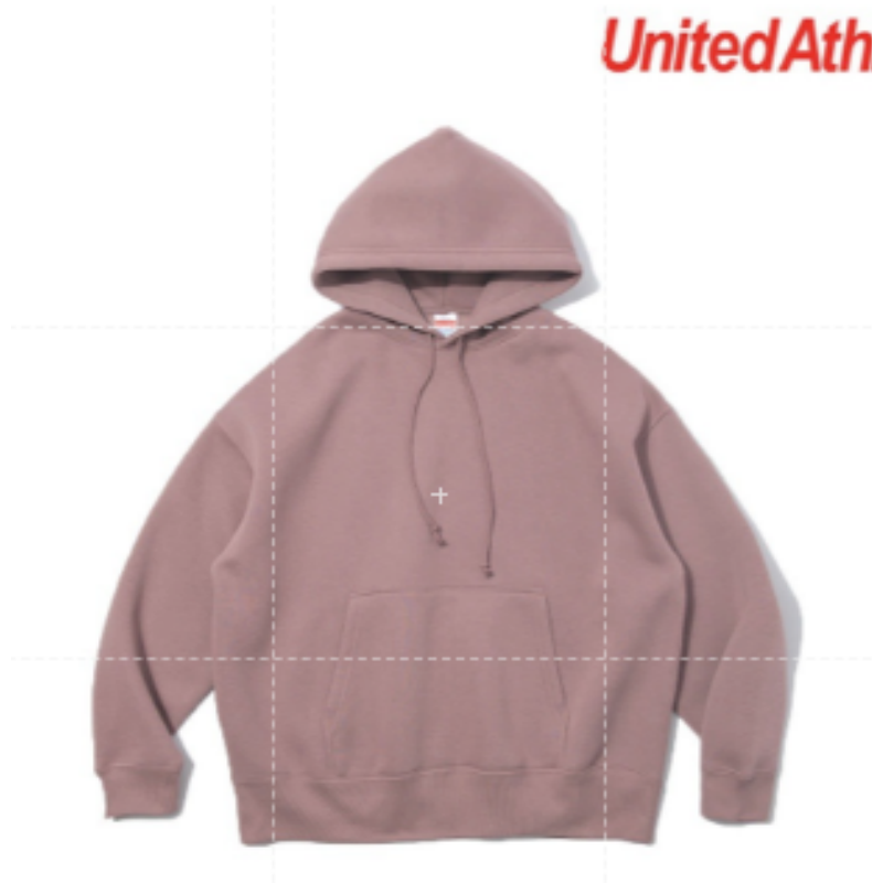 🌟內裡刷毛🌟落肩連帽T恤 United Athle 鋪棉帽T 連帽T恤 長袖T恤 落肩帽T長袖帽T連帽上衣 FUS-規格圖7