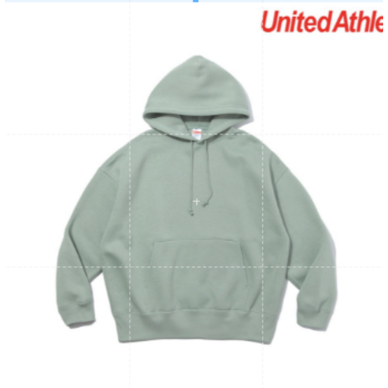🌟內裡刷毛🌟落肩連帽T恤 United Athle 鋪棉帽T 連帽T恤 長袖T恤 落肩帽T長袖帽T連帽上衣 FUS-規格圖7