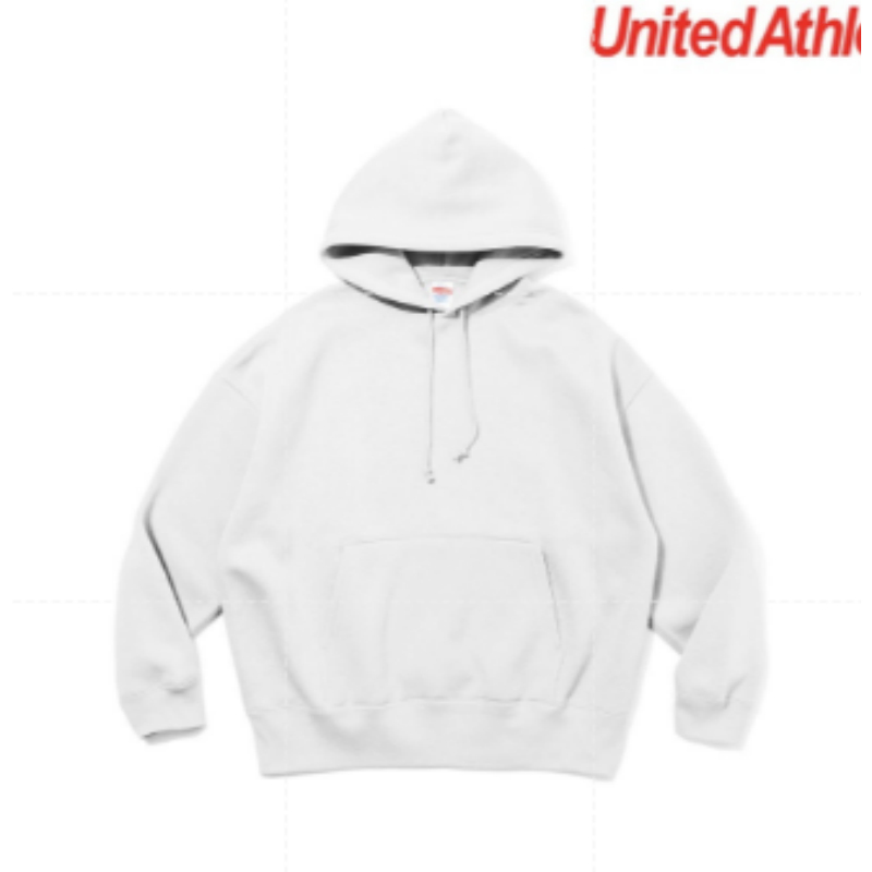 【白色】落肩連帽T恤