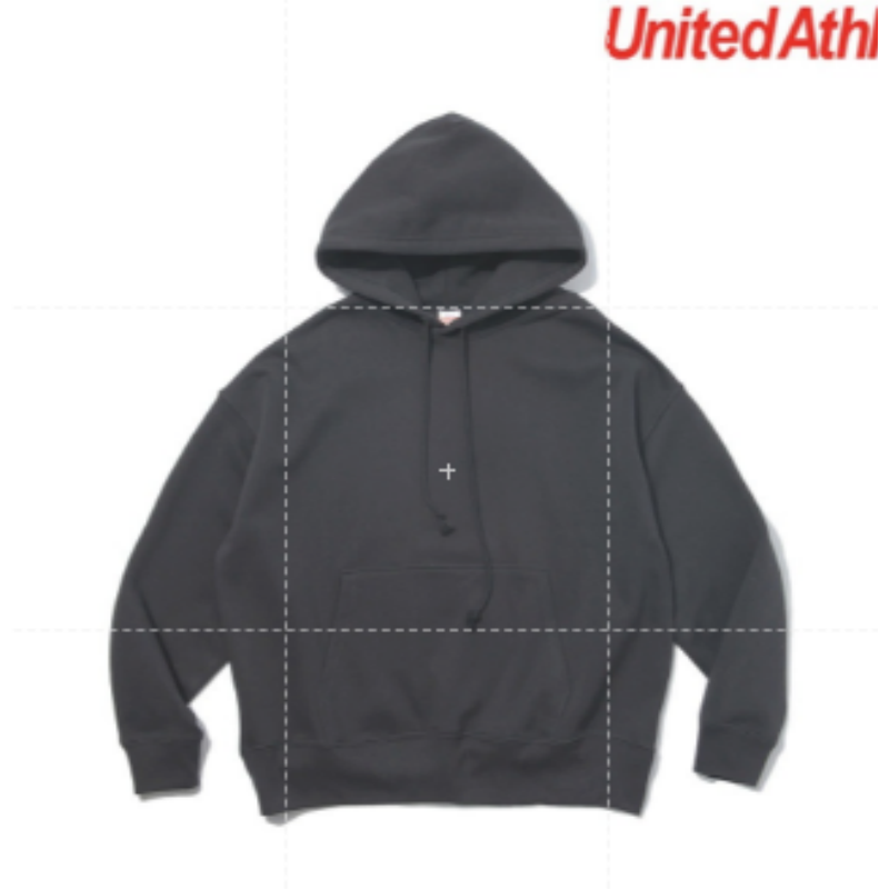 🌟內裡刷毛🌟落肩連帽T恤 United Athle 鋪棉帽T 連帽T恤 長袖T恤 落肩帽T長袖帽T連帽上衣 FUS-規格圖7