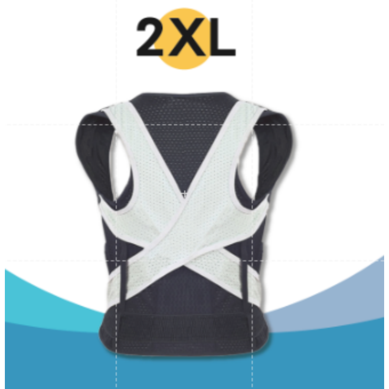 防駝背心 2XL 雙色 (升級透氣款)