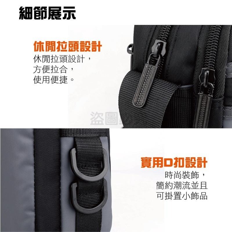 🔥防潑水大容量🔥單肩側背包 簡約郵差包 尼龍斜背包 時尚休閒肩背包 斜背包男 郵差包男 男側背包 斜背包 通勤背包-細節圖8