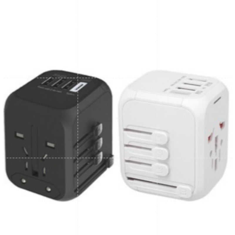 🔥台灣現貨🔥 最新升級版 6.5A快充插頭原廠保固 國際萬國旅充全球通用USB插頭 萬國轉接頭 多國旅行轉換插頭-規格圖9