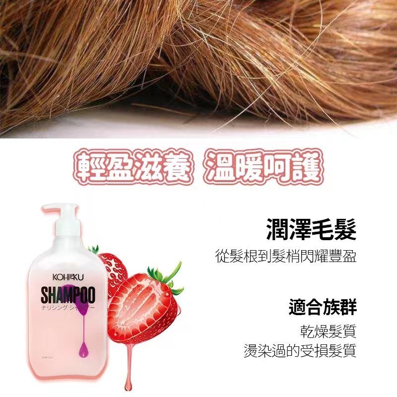 🌺日本進口🌺KOHAKU洗髮精 日本原裝洗髮精 洗髮乳 滋養柔順 洗髮露 頭皮保養 控油抗屑 滋潤 抗屑洗髮精-細節圖3