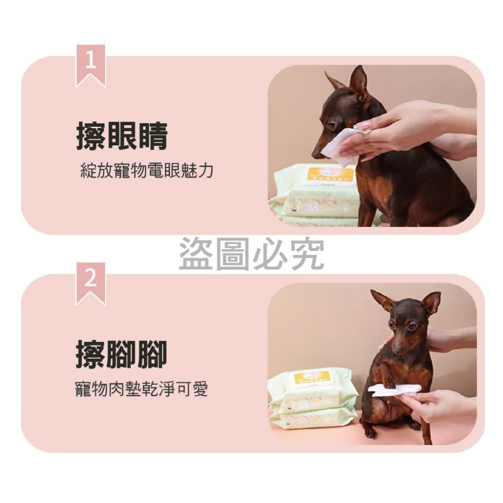 ✨無香精✨寵物專用濕紙巾寵物濕巾 擦澡手套 手套濕巾寵物濕巾 寵物免洗 清潔濕紙巾 寵物濕巾 寵物用品 清潔 除臭-細節圖8