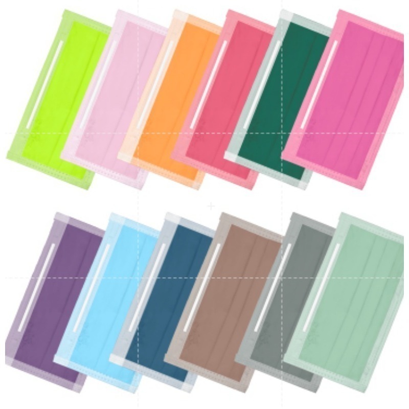 🔥淨新🔥半色 平面口罩🔥平面醫療口罩 醫療用口罩一次性口罩醫用口罩 台灣製醫療級口罩 成人口罩 莫蘭迪色口罩 網美-細節圖2