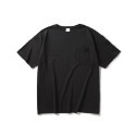 【黑色】寬版口袋短T