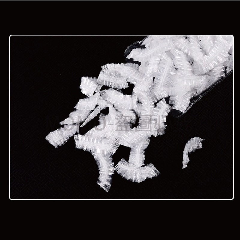 🔥單隻0.18🔥一次性防水耳套 透明防水耳套一次性耳罩染髮耳套 拋棄式耳罩 洗頭耳套 透明護耳套 簡易耳套-細節圖9