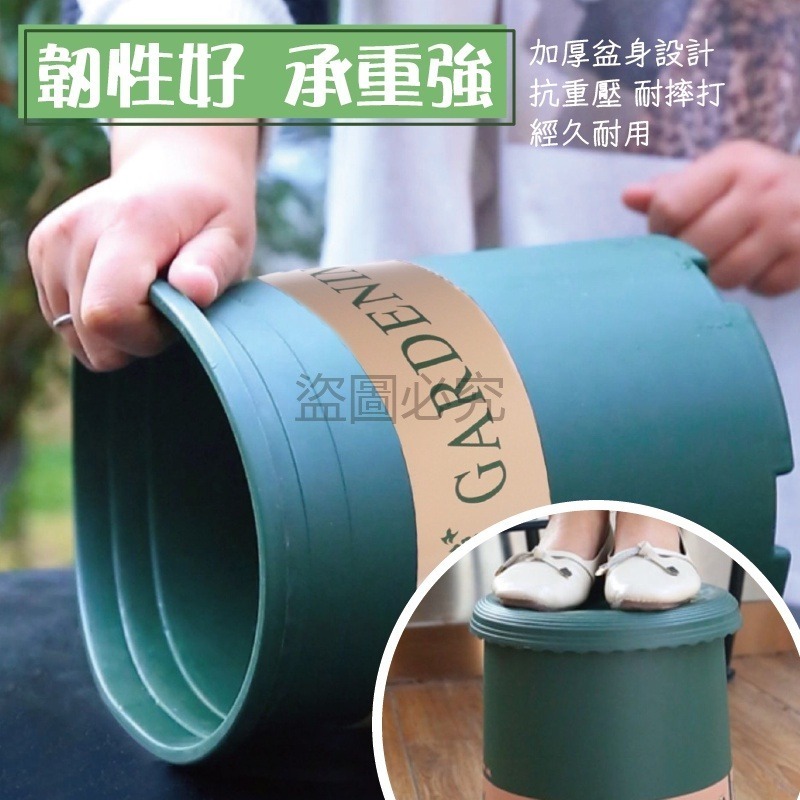 🔥台灣發貨🔥加侖花盆 戶外花盆 盆栽園藝花盆塑膠花盆 花盆花器 盆器大花盆 加侖盆 種菜盆 塑料透氣盆 種菜盆-細節圖5