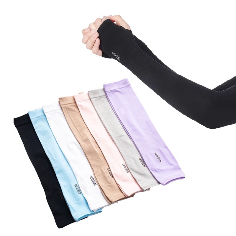 🔥防曬冰爽🔥冰絲涼感袖套 涼感防曬袖套 冰絲袖套抗UV袖套 運動袖套 騎車防曬袖套 防曬袖套 冰涼袖套 涼感袖套-細節圖2