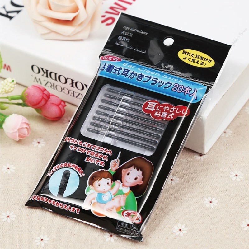 🔥現貨🔥一次性黏著式挖耳棒 棉花棒 黏式挖耳棒耳垢清潔棒 黏耳棒 黏性挖耳垢棒 掏耳棒 日式黏著式挖耳棒 挖耳棒-細節圖6